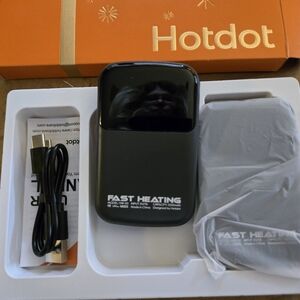 Hotdot Hand Warmers Rechargeable, Heat Levels (104–131°F), Display